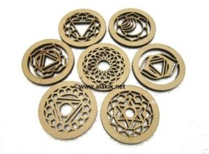 Celtic Wooden Chakra Disc Set-Chakra Sets-Chakra Wholesale